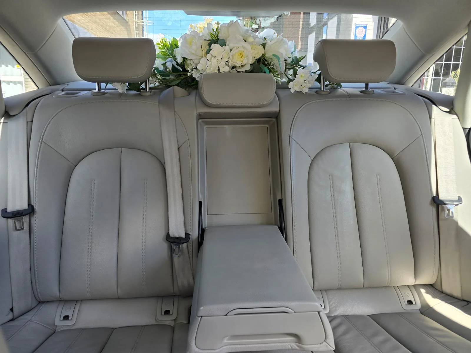 Audi A6 rear cabin and seating