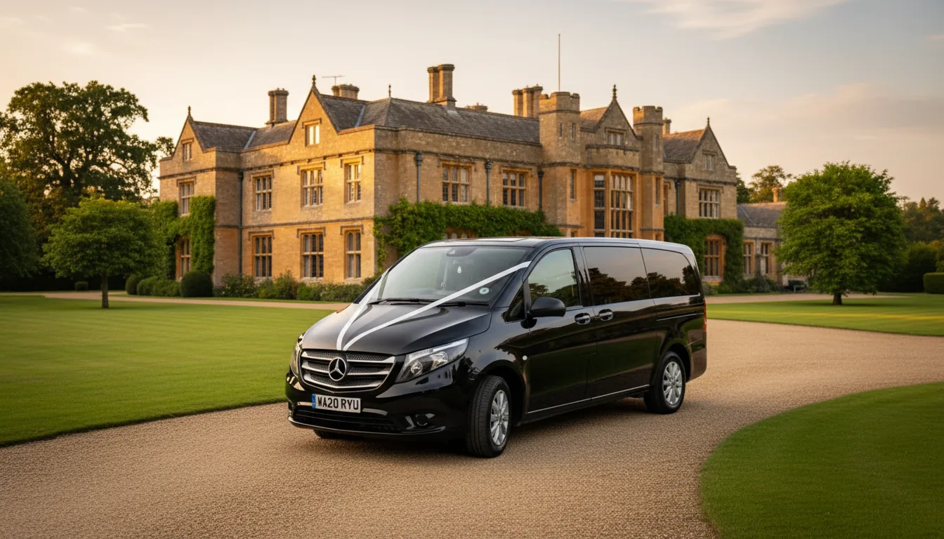 Mercedes V-Class at a wedding or event venue, view 3